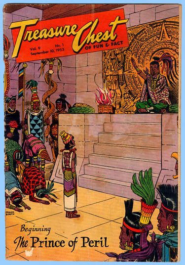 TREASURE CHEST Vol. 9 #1 PFLAUM · 1953 · G/VG  