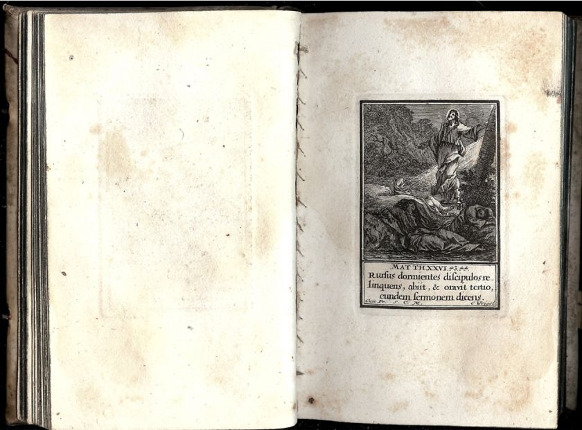 1693  92 TINY WEIGEL ENGRAVINGS OF PASSION,RESURRECTION  