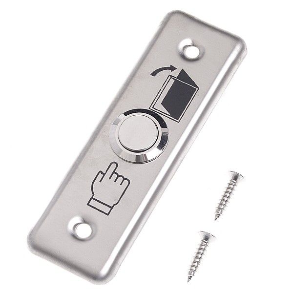 Stainless Steel Door Exit Push Release Button Switch  