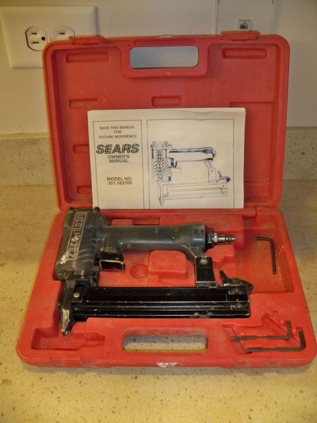 Vintage Craftsman Air Brad Nailer 18 ga Model 351.183100  