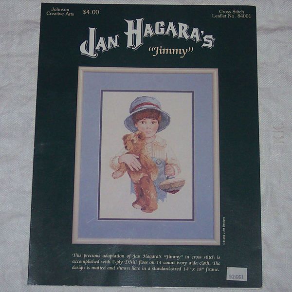   Hagara Cross Stitch Pattern Leaflet Johnson Creative Arts Adaptation