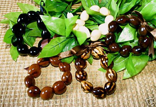 Kupe`e Kukui Nut Bracelet Hula Hawai`i Adornment Anklet  