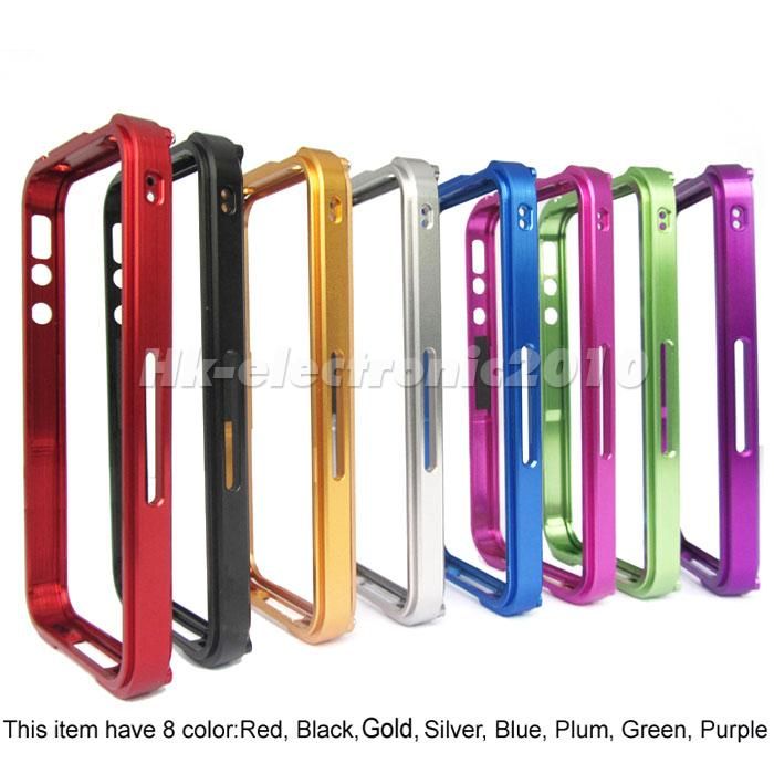 1X New Luxury Blade Real Metal Aluminum Bumper Case For Iphone 4 4G 4S 