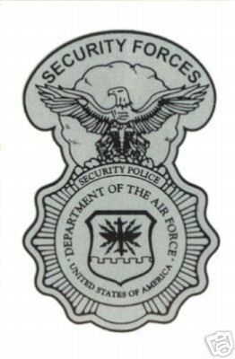 Air Force Security Forces Decal Sticker  