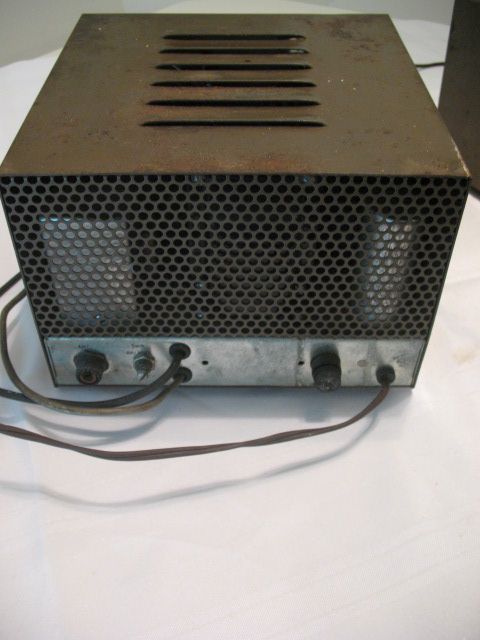 beautiful vintage golden eagle tubed ham radio receiver and 