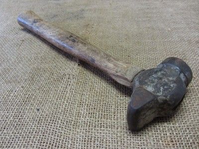 RARE Vintage Hammer  Antique Old Forge Blacksmith Wood Hammers Iron 