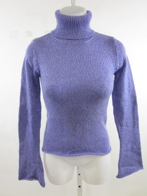 SHOSHANNA Purple Turtleneck Wool Sweater Top Sz Xs  