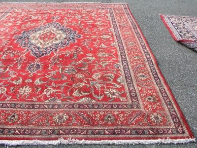 102 x 13 COLLECTIABLE UNIQUE ANTIQUE PERSIAN TABRIZ ORIENTAL AREA RUG 