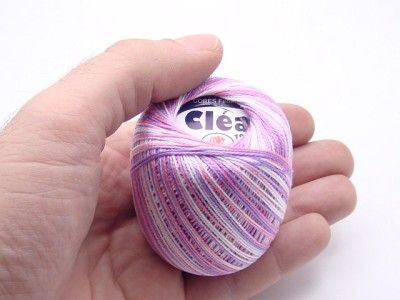 NEW LOT 8 VARIEGATED #10 CROCHET COTTON THREADS YARN  