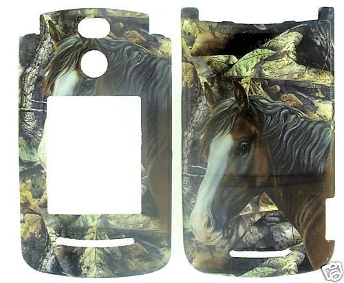 Motorola Razr2 V8 V9m HORSE Faceplate Snap Case Cover  