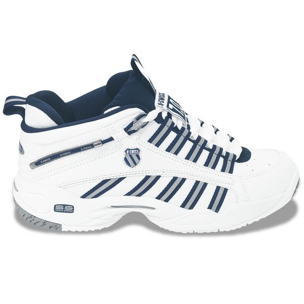 Womens K Swiss 7.0 Ultrascendor Tennis Shoe   Wht/Navy  