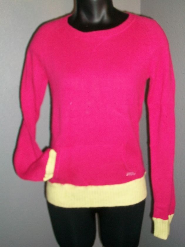 AEROPOSTALE Women Sweater Soft Angora blend Dark Pink  