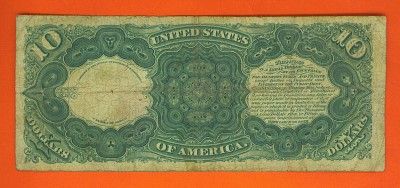 10 1880 SMALL Red Seal United States Note  