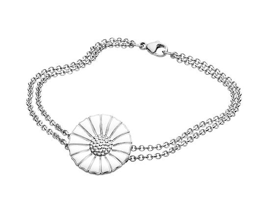 Georg Jensen Silver Pea Chain Bracelet   DAISY  