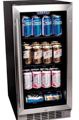 EDGESTAR 94 CAN BUILT IN BEVERAGE COOLER CBR900SS  