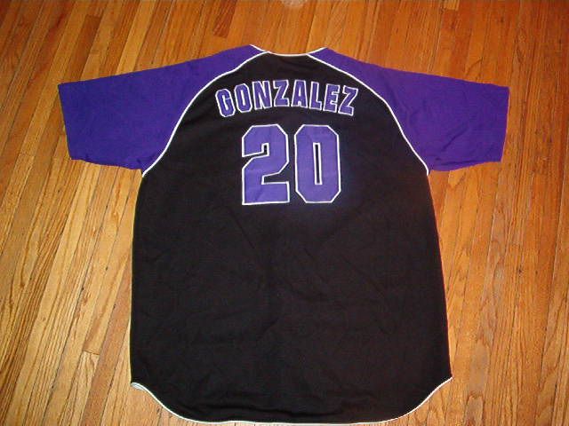 ARIZONA DIAMONDBACKS LUIS GONZALEZ JERSEY all sewn XL  