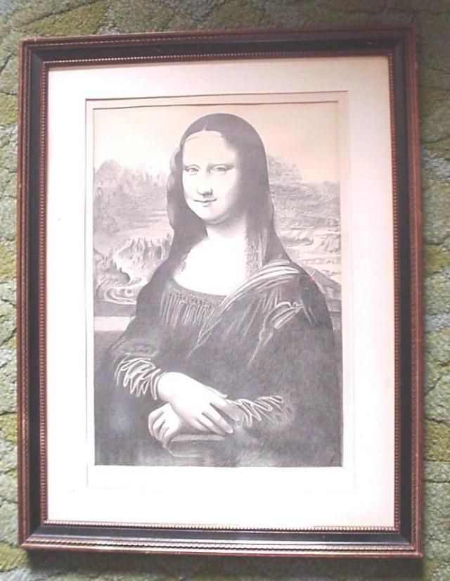 Mona Lisa Unknown Artist 1950s  