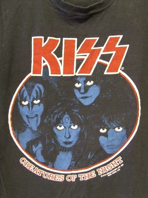 KISS Vintage CREATURES OF THE NIGHT 10 YR Anniversary TOUR T SHIRT 