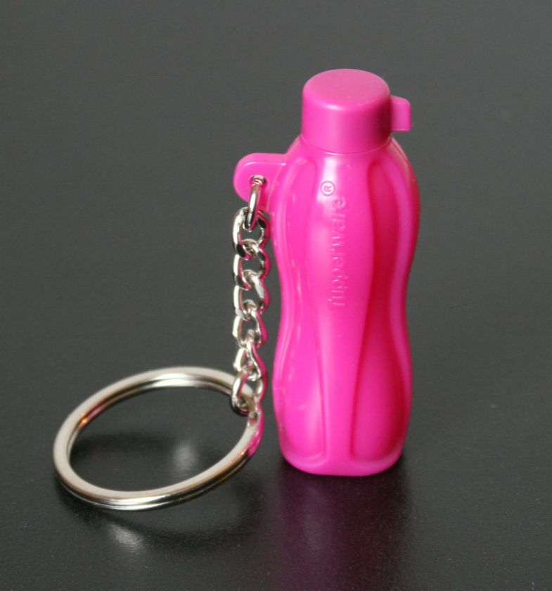 Tupperware 1 Keychain ECO Sport Bottle Fuschia New  