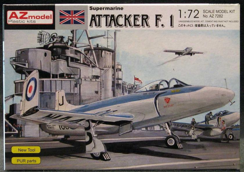 72 AZ Models SUPERMARINE ATTACKER F 1 Fighter  