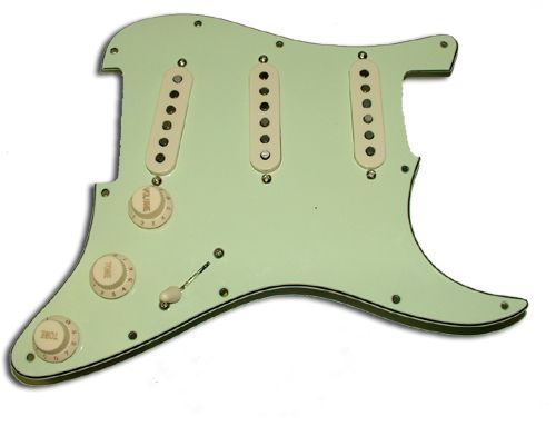 Loaded Strat Pickguard,Dragonfire Pure Vintage Pickups  