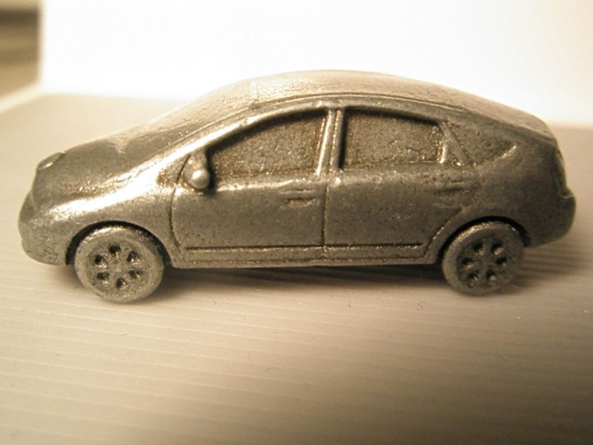 Game Piece Toyota PRIUS Auto Car Mini Miniature Figure Figurine Pewter 