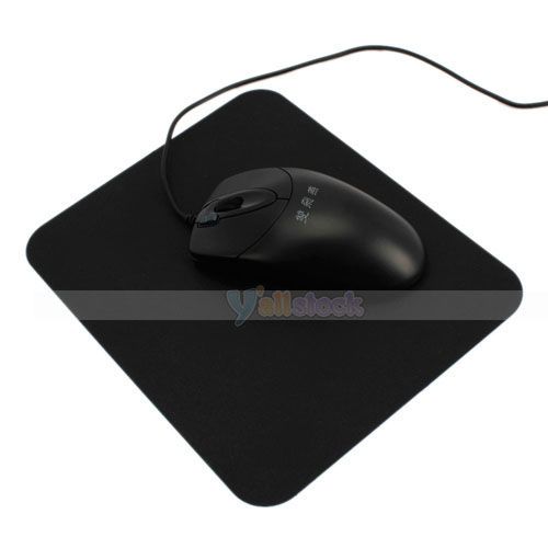 New Silicone Mouse Pad 8.5 x 6.9inches Mouse Silicone Black 1 Year 