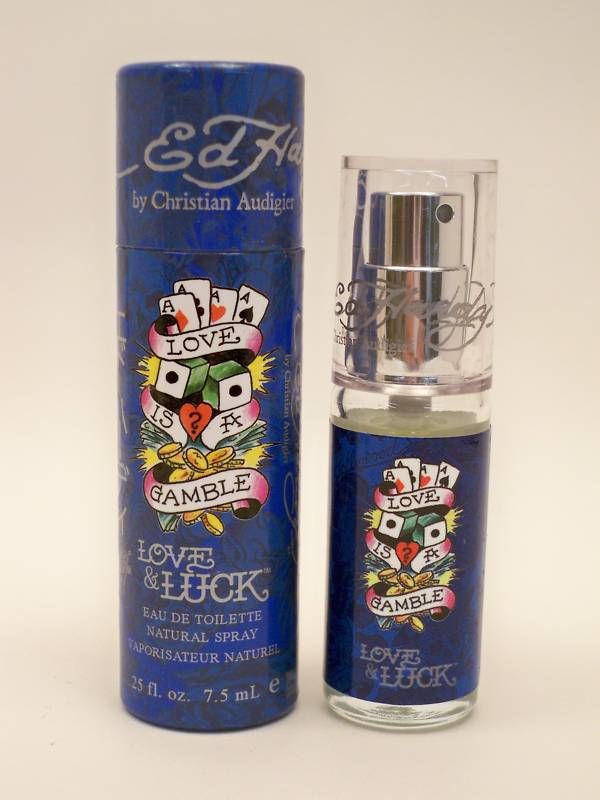 Ed hardy Love & Luck Men 0.25 Oz Eau De Toilette Sp NIB  