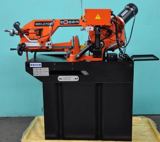 COSEN BAND SAW MH 270M MANUAL MITER HORIZONTAL BANDSAW   NEW  