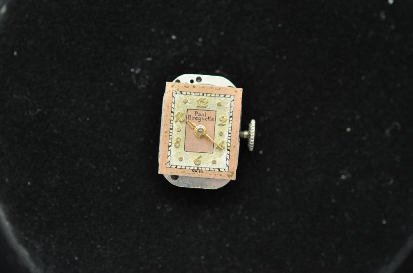 VINTAGE LADIES PAUL BREGUETTE WRISTWATCH MOVEMENT RUNNING **  