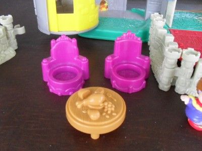 LITTLE PEOPLE LOT LIL KINGDOM PALACE CASTLE MARY MAIDEN AND MORE