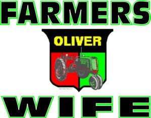 FARMERS WIFE OLIVER T SHIRT #8234 TRACTOR FARM CROPS  