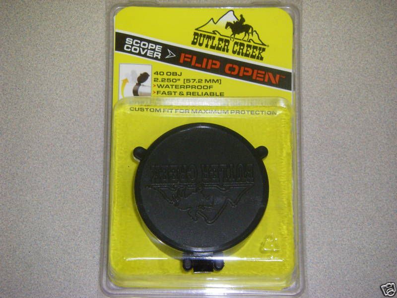 Butler Creek Scope Cover Flip Open #40 OBJ 2.250 NEW  