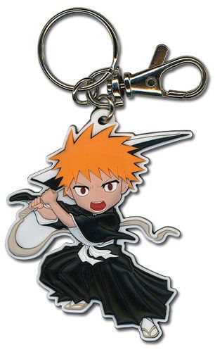 Bleach Ichigo & Zangetzu Battle Ready PVC Keychain  