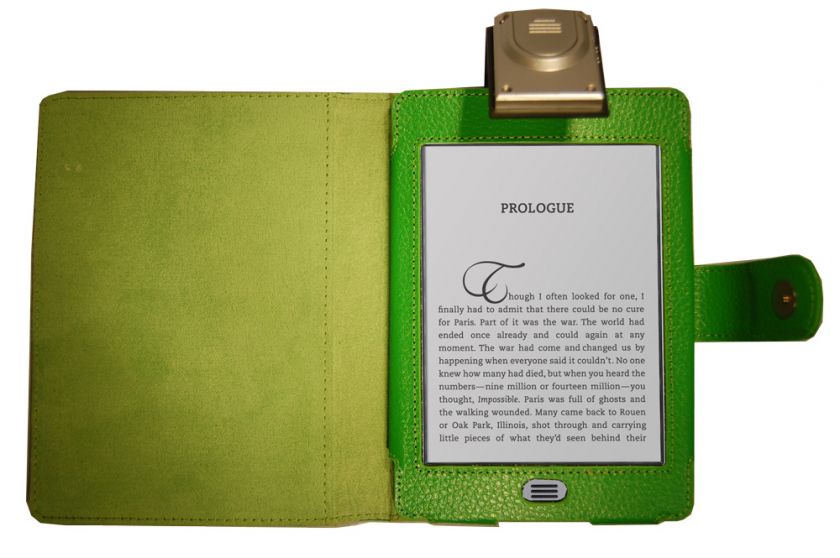   LED Light+Film for Kindle Touch 6 e reader Green 661799618410  