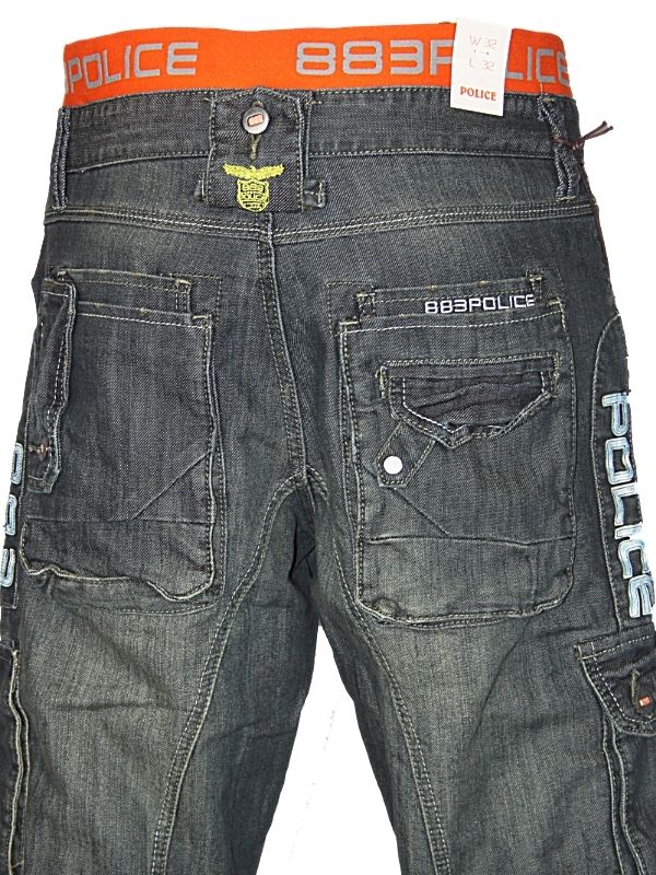 MENS BLUE POLICE 303115 TOLEDO DENIM JEANS ALL SIZES UK  