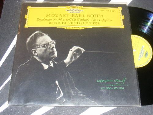 DG Mozart LP Stero BERLIN Karl BOHM Symphonies 40 & 41  