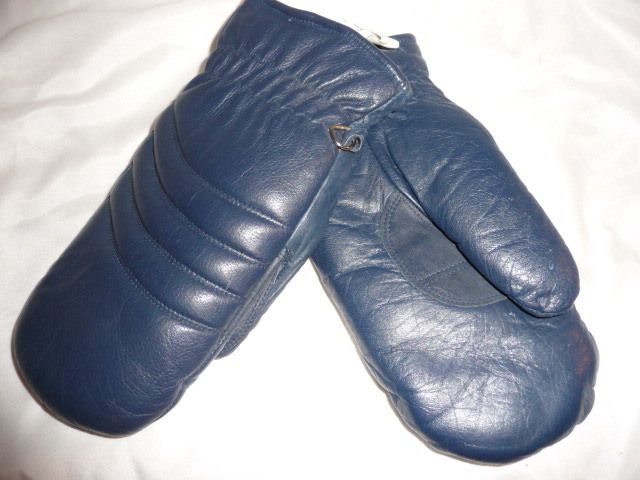 VINTAGE PROMARK By WELL LAMONT Blue Winter Mittens Gloves Ladies L 