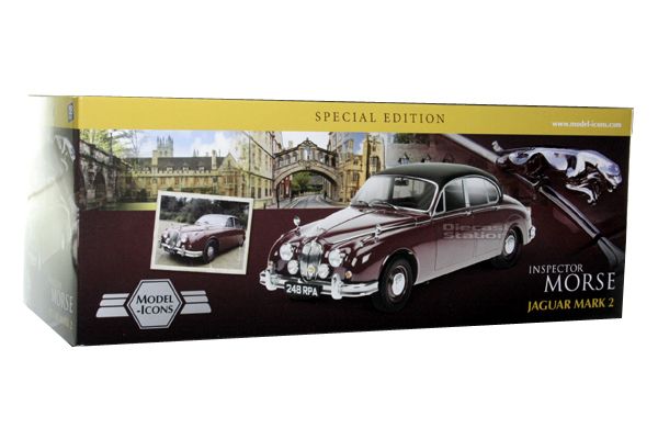 MODEL ICONS 1962 JAGUAR MK MARK II INSPECTOR MORSE 1/18  