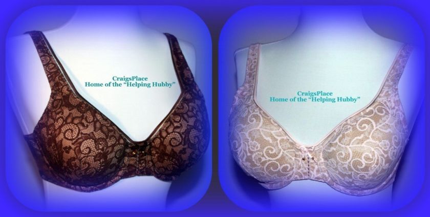 Breezies S/2 Lace Overlay Underwire Bras A6613  