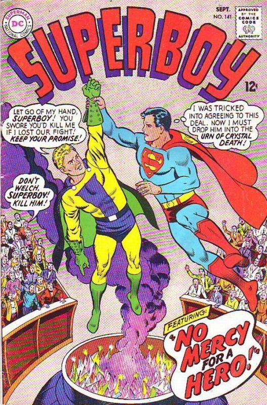 SUPERBOY 141 STRICT FN SUPERMAN KRYPTO DC HEROES 1967  