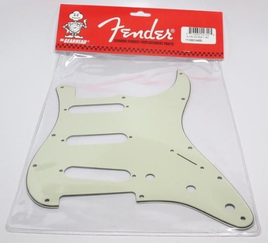 New FENDER Standard Stratocaster Pickguard  MINT GREEN  