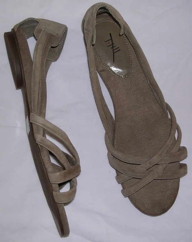 JILL Ladies Beth Suede Strappy Sandals size 11  