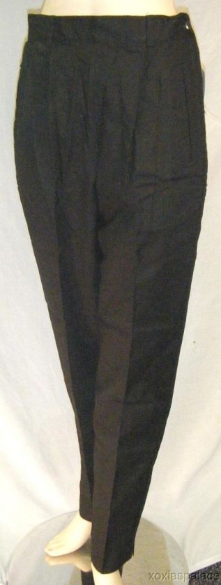 NWT Kathy Lee Black Pants Top 2pc Set Sleeveless Sz 12  