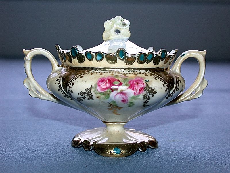 Beautiful Scarce Antique Ornate RS PRUSSIA Sugar Bowl ~L@@K~  