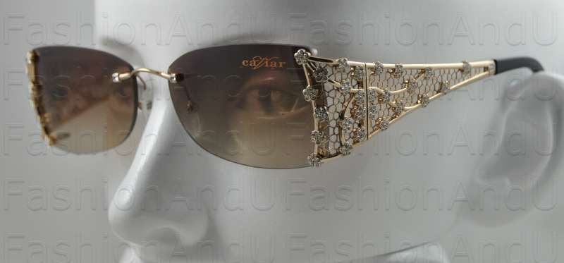 Caviar 6321 C21 Sunglasses w/rhinestones 57 16 130  