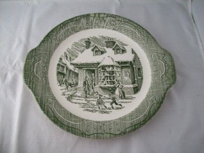 VNTG Old Curiosity Shop Handled CAKE PLATE Royal China  