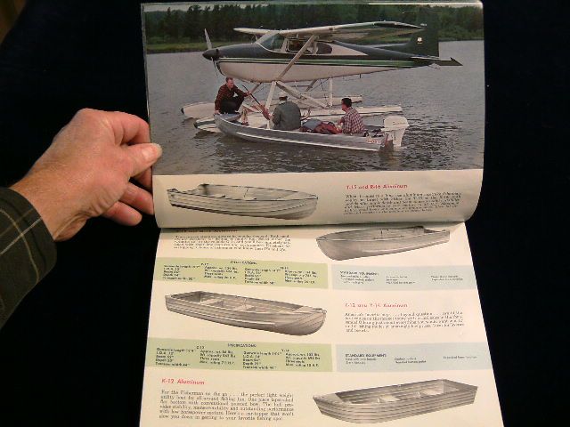 1966 Aero Craft Boat Canoe Sale Brochure St Charles MI  