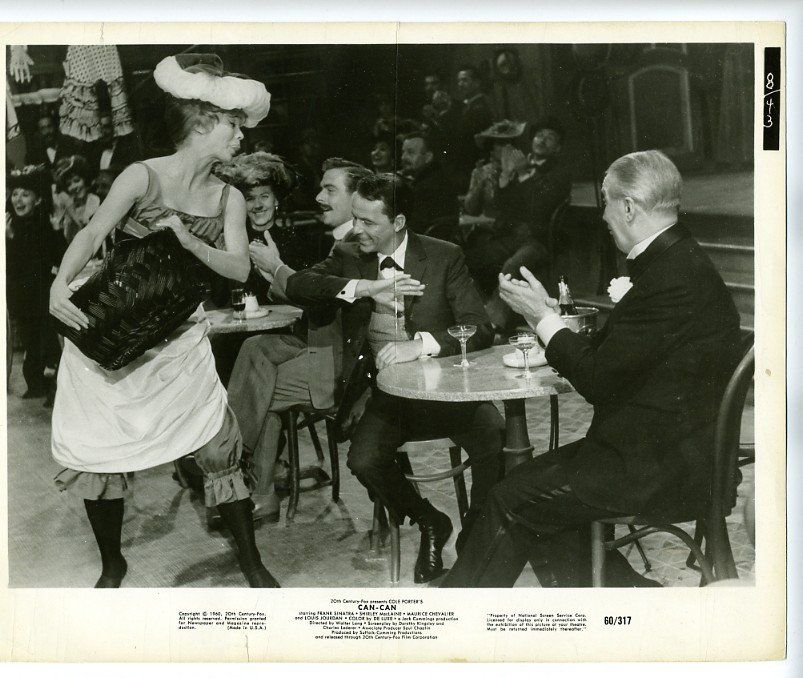 Movie Still~Frank Sinatra/Shirley MacLaine~Can Can~1960  