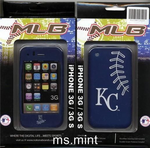 KANSAS CITY ROYALS CASHMERE IPHONE 3G 3GS COVER CASE  